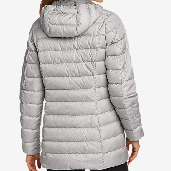 Eddie Bauer New CirrusLite 2.0 Down Parka Puffer XS Dusty Denim Blue - Picture 2 of 13